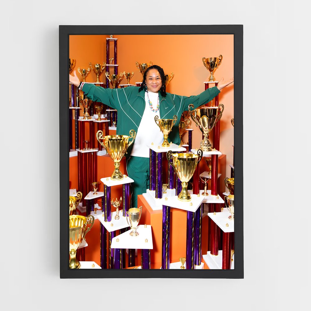 Poster Trophées en Or – affiche Basketball (vue 2)